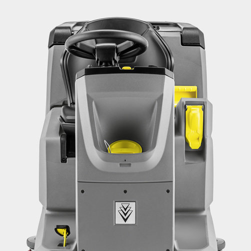Підлогомийна машина B 110 R Bp + дискова щіткова голова D75: Подача води в залежності від швидкості руху машини