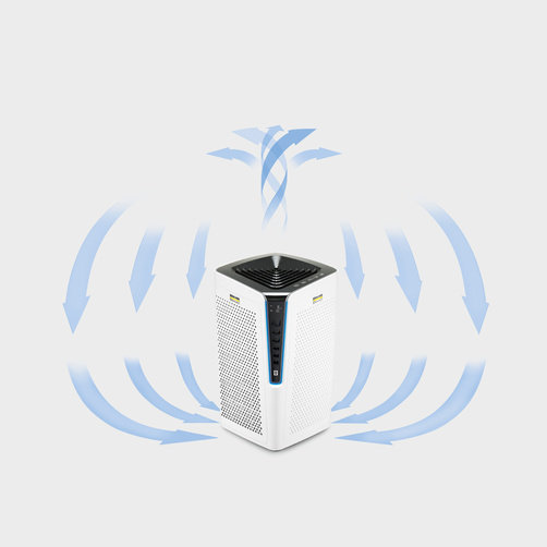 Air Purifier 	 AF 100: Потужний мотор для приміщень до 100 м²